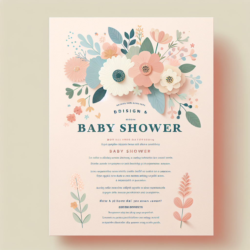 Baby shower invitation wording examples