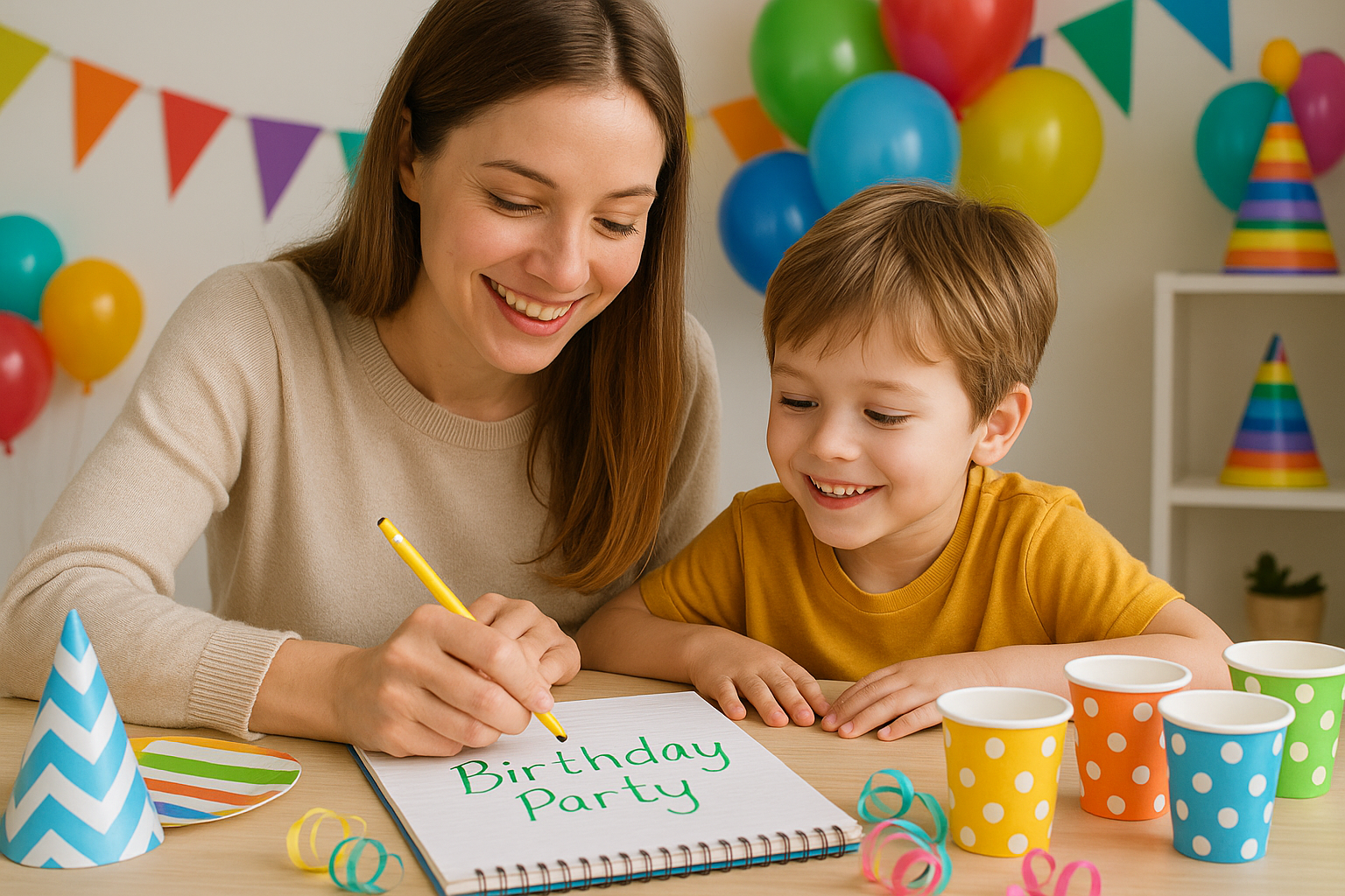 Kids birthday party planning