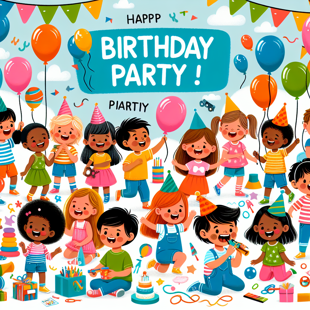 Kids birthday party invitation wording examples