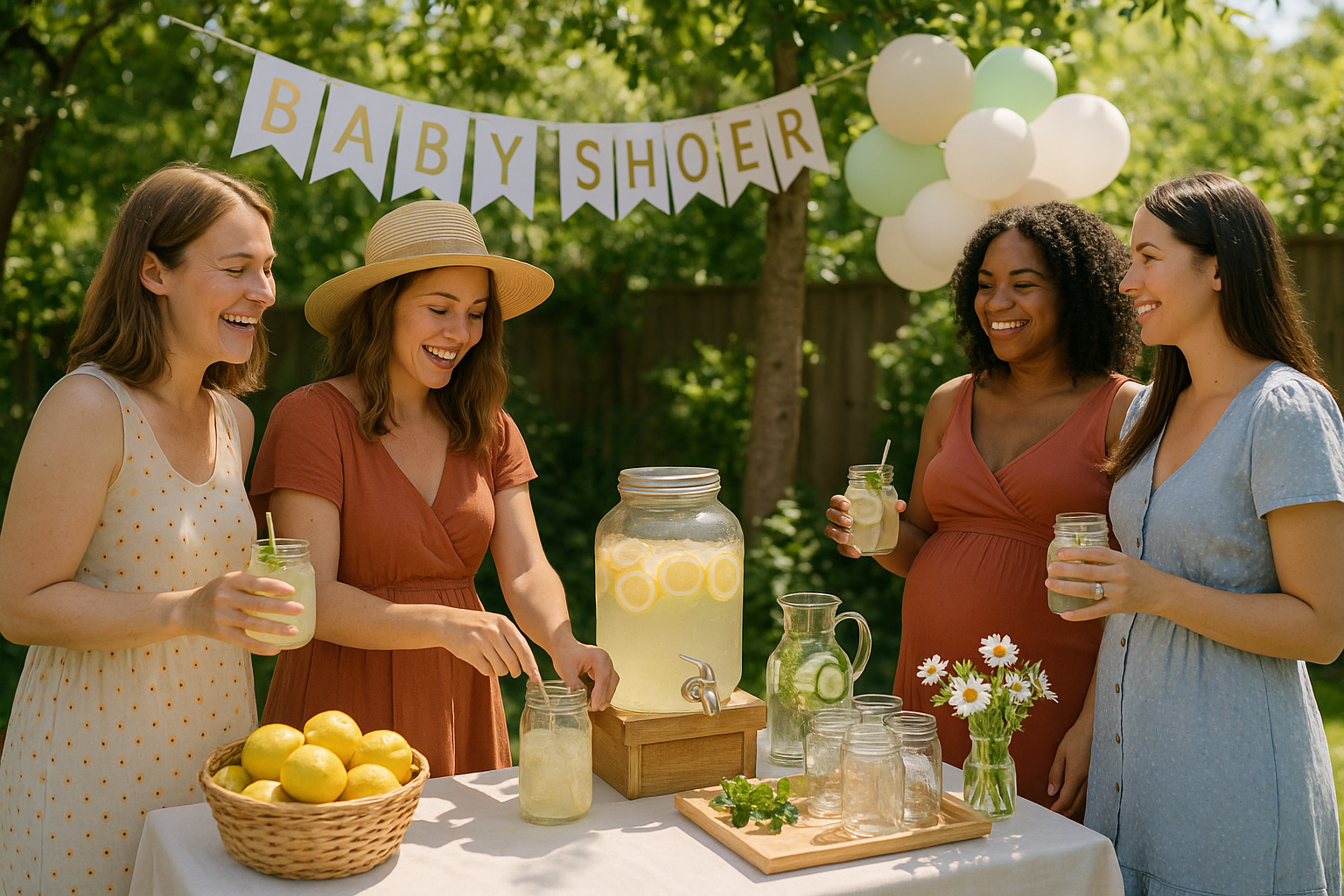 summer baby shower ideas