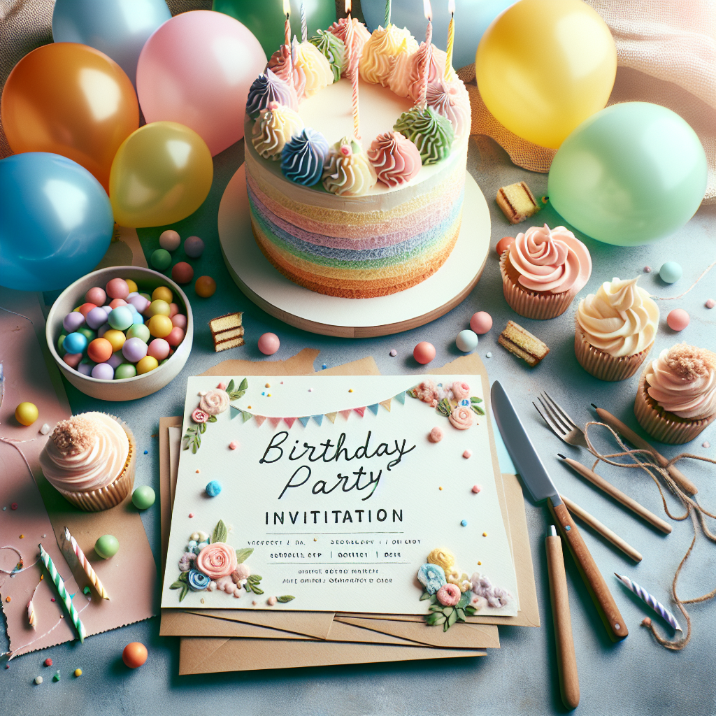 Birthday party invitation
