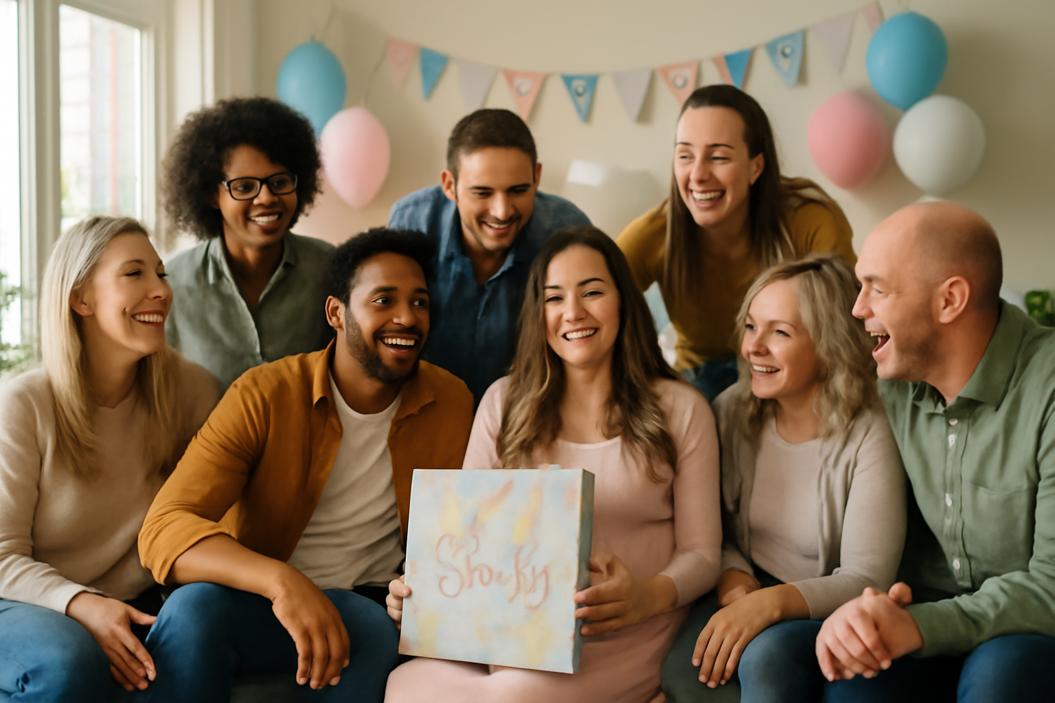 Baby shower guest list size