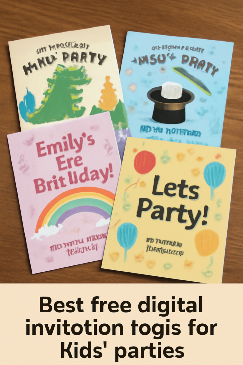 Best free digital invitation tools for kids' parties
