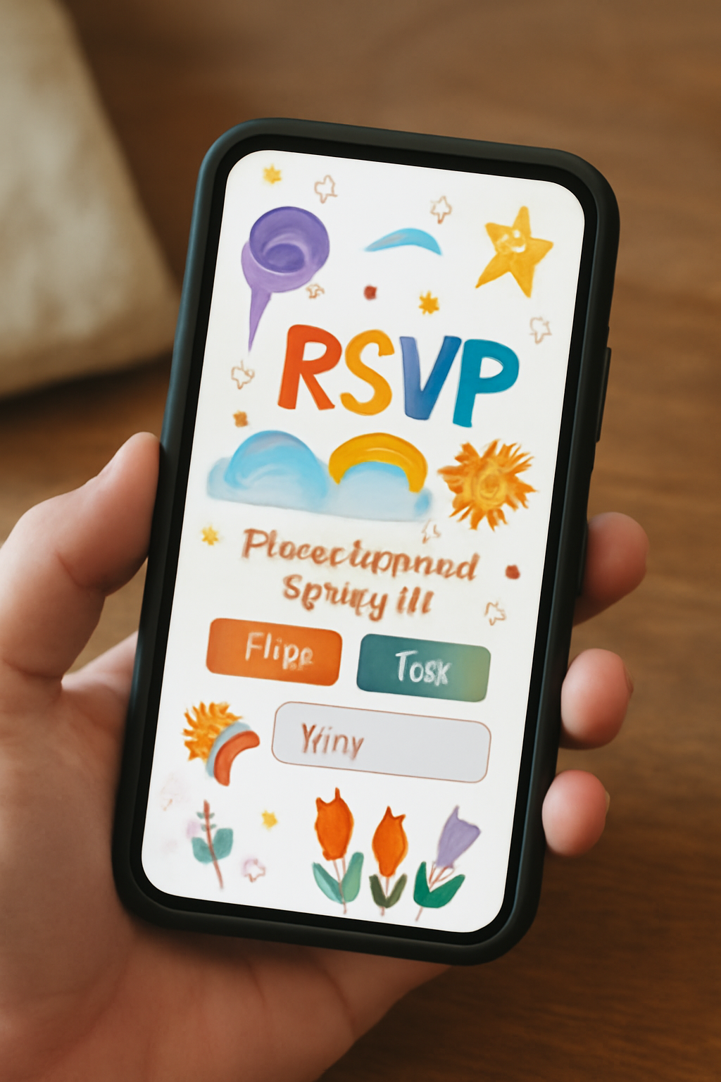 collect RSVPs for a kids' event digitally