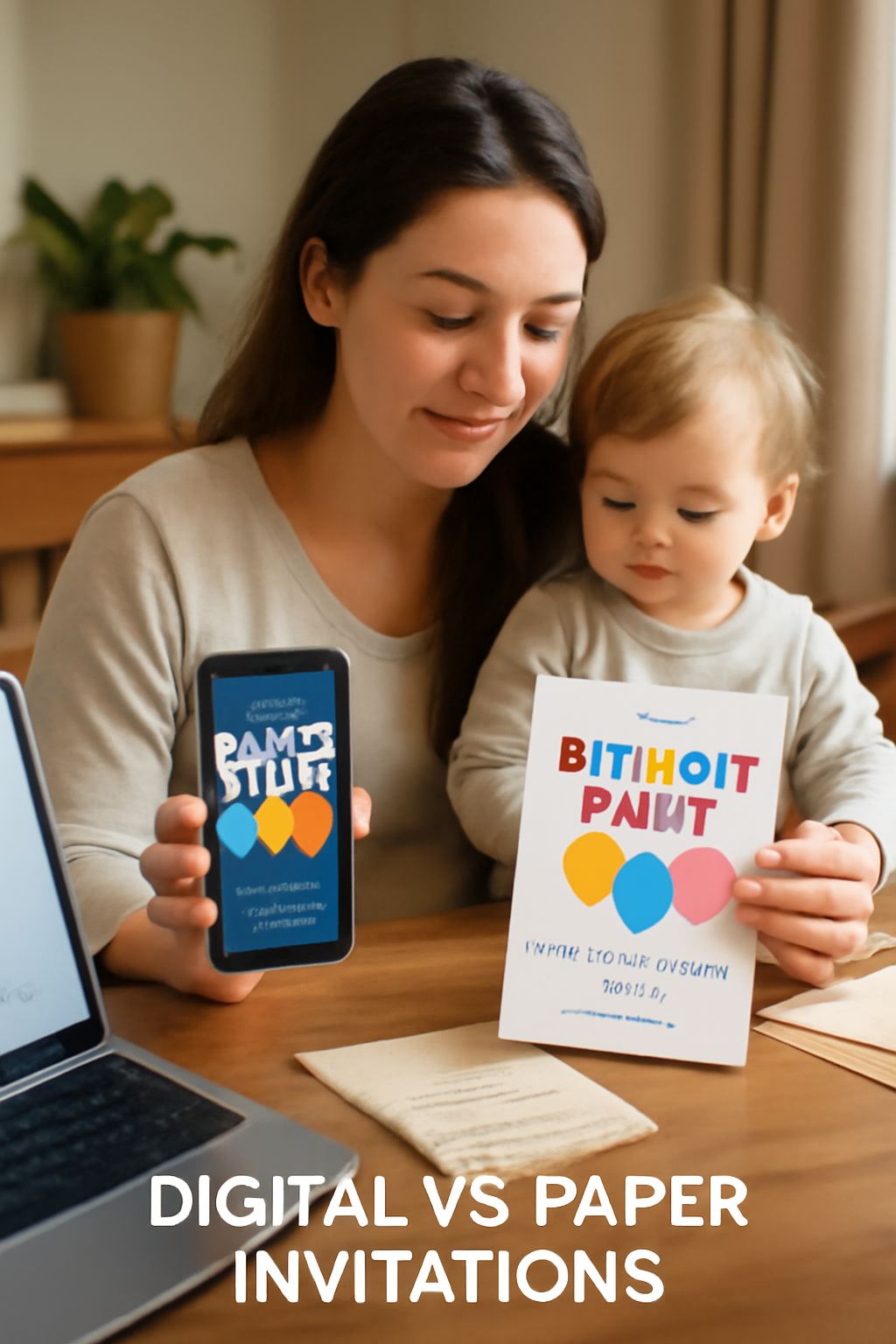 digital vs paper birthday invitations