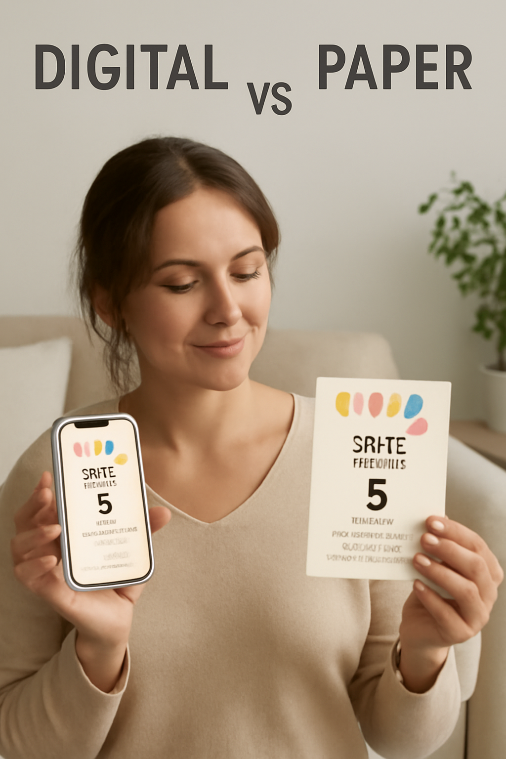 Digital vs Paper Birthday Invitations