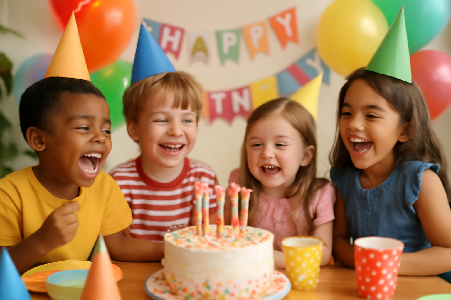 Kids birthday party celebration