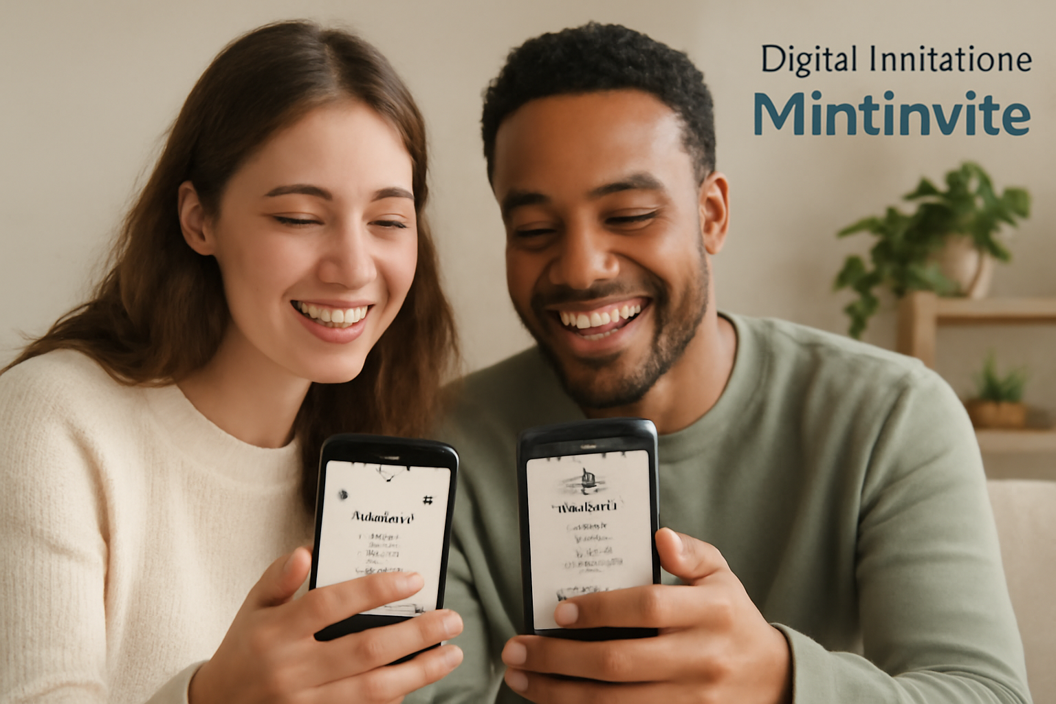 Digital invitations from MintInvite