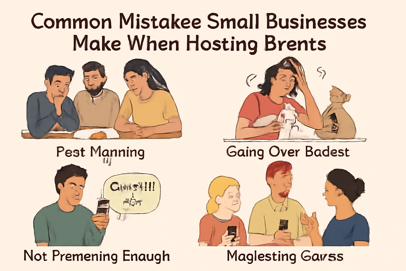 event mistakes small businesses